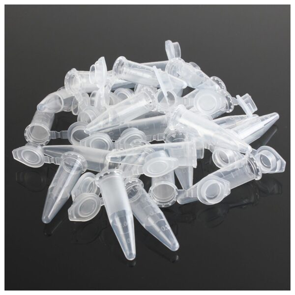 Eppendorf Tubes Microcentrifuge Tube 1.5 ml, 500 Pcs Pack Clear Plastic Centrifuge Vials - Image 3