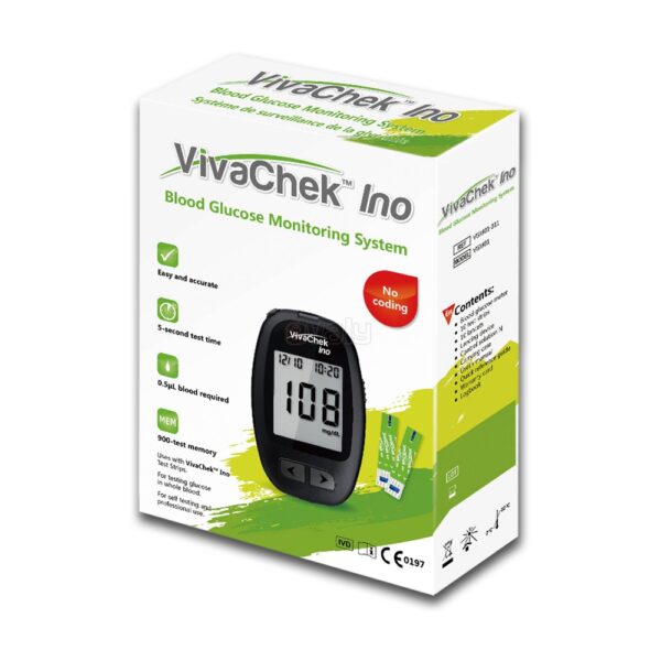 Vivachek Ino Glucometer Blood Glucose Test Meter