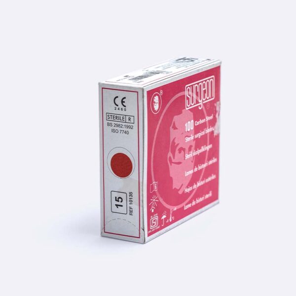 Surgeon Sterile Surgical Blades, INDIA (Box of 100 pcs) - Image 3
